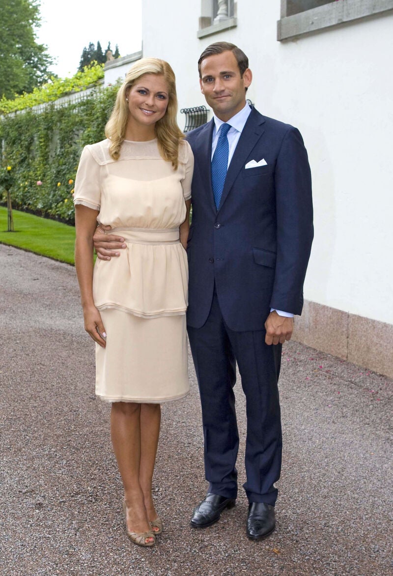 La princesa Magdalena de Suecia con Jonas Bergström 