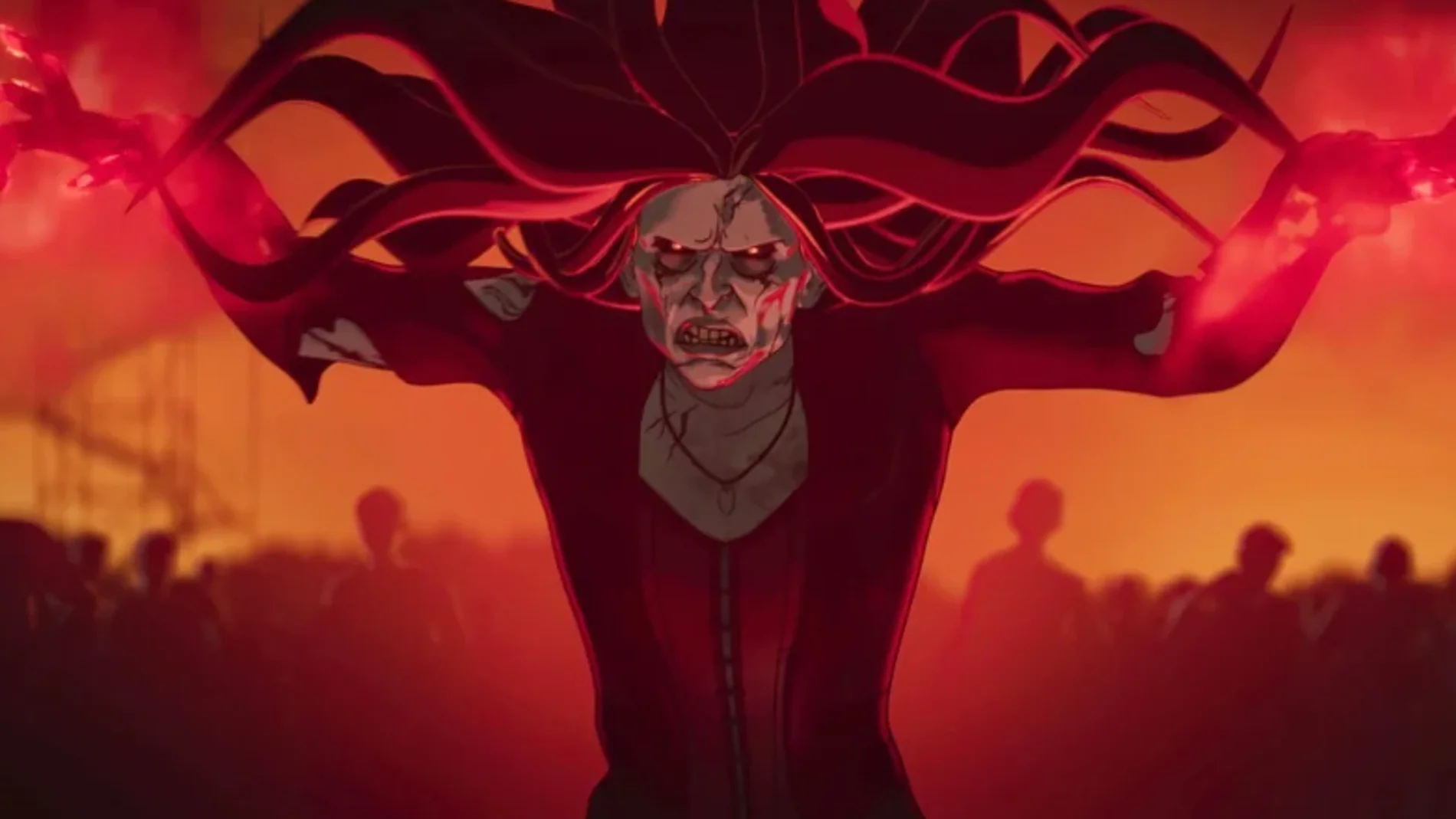 El personaje de Bruja Escarlata en 'Marvel Zombies'