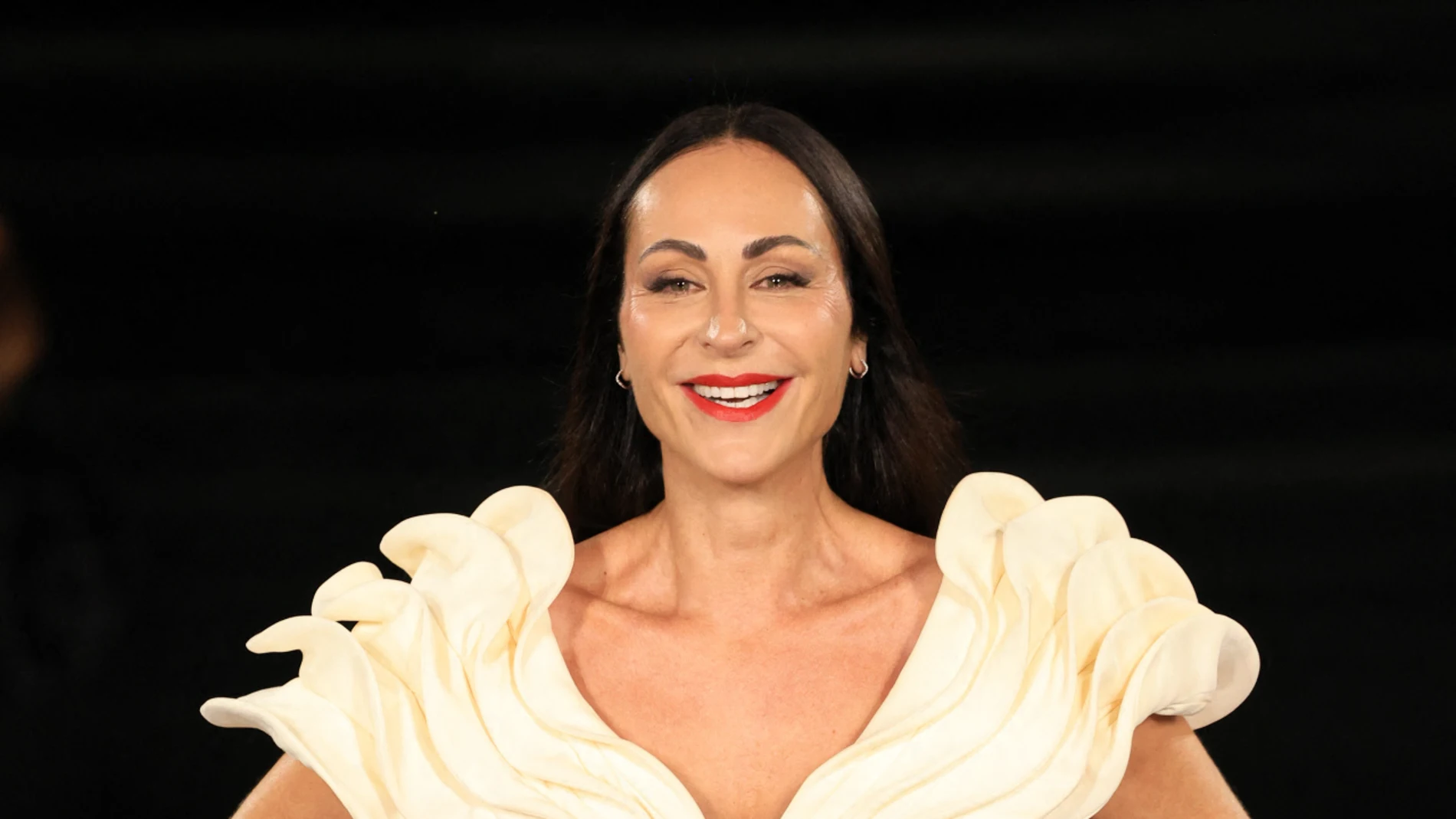 Ana Milán desfilando en París.