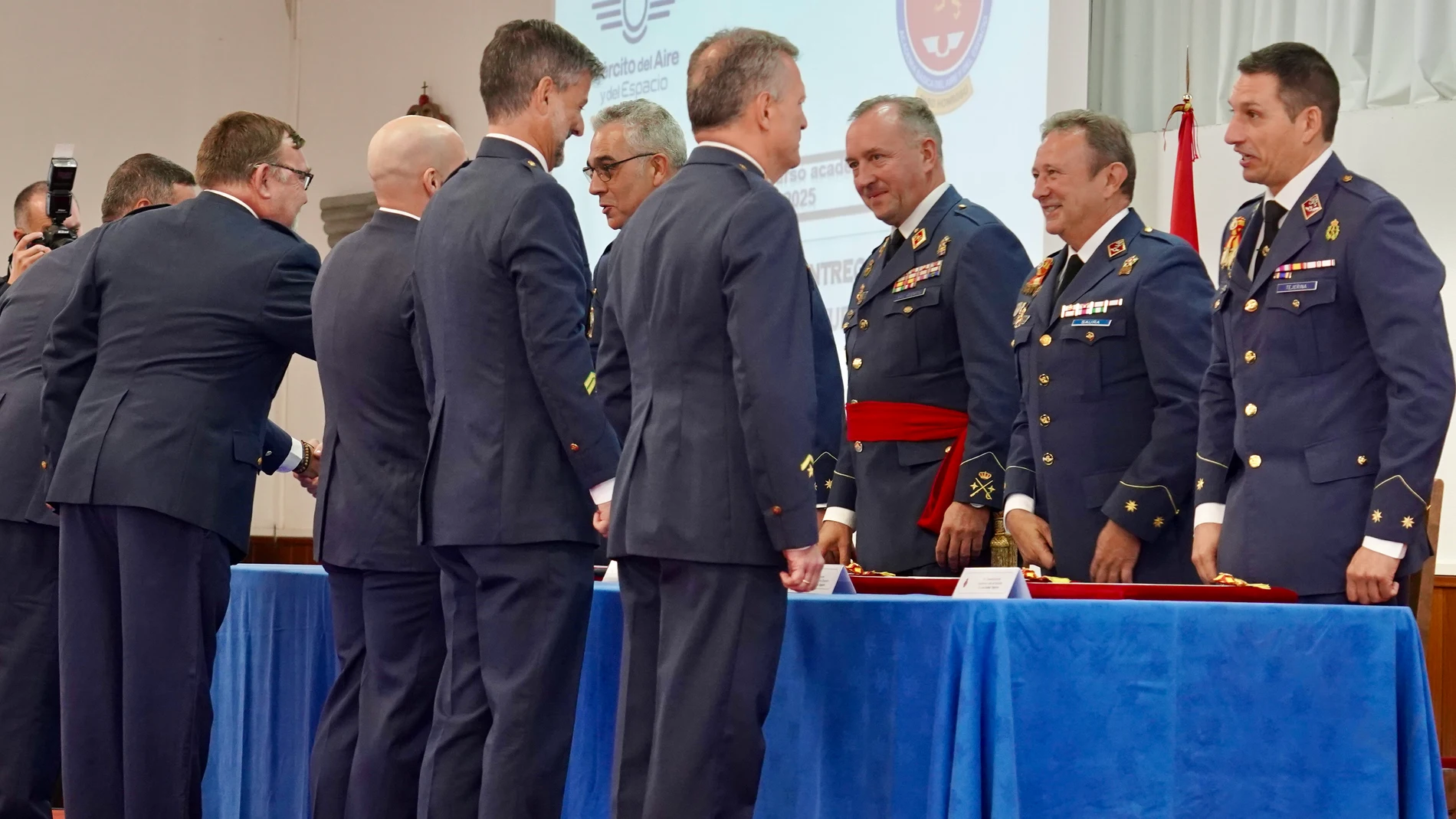 Acto de apertura del curso de la Academia Básica del Aire y del Espacio de León