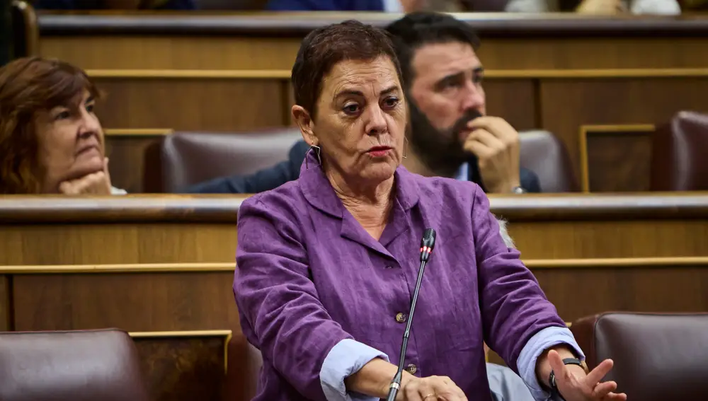 La portavoz de EH Bildu en el Congreso de los Diputados, Mertxe Aizpurua