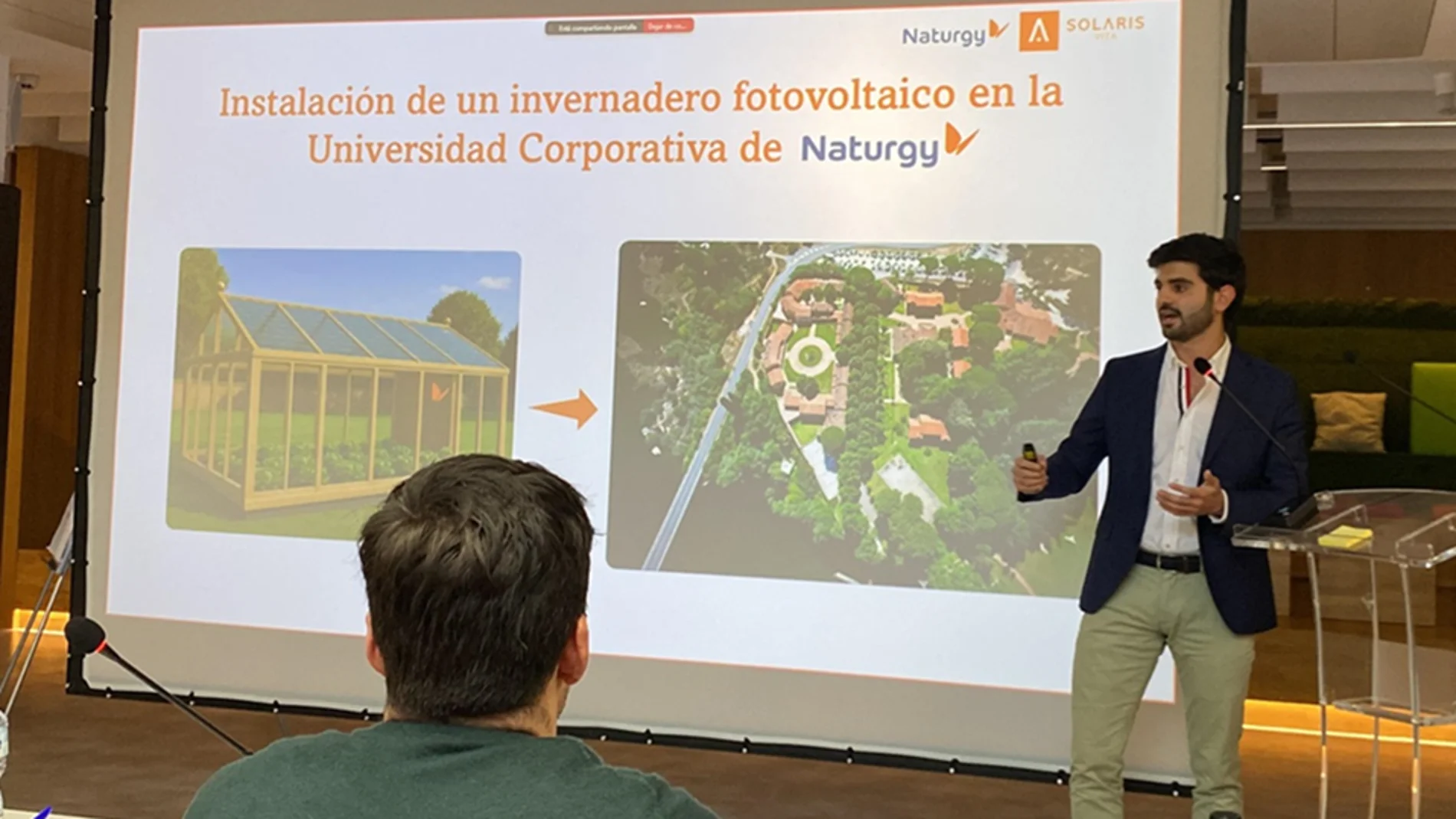 Una de las ponencias presentadas