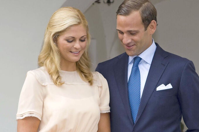 La princesa Magdalena de Suecia con Jonas Bergström 