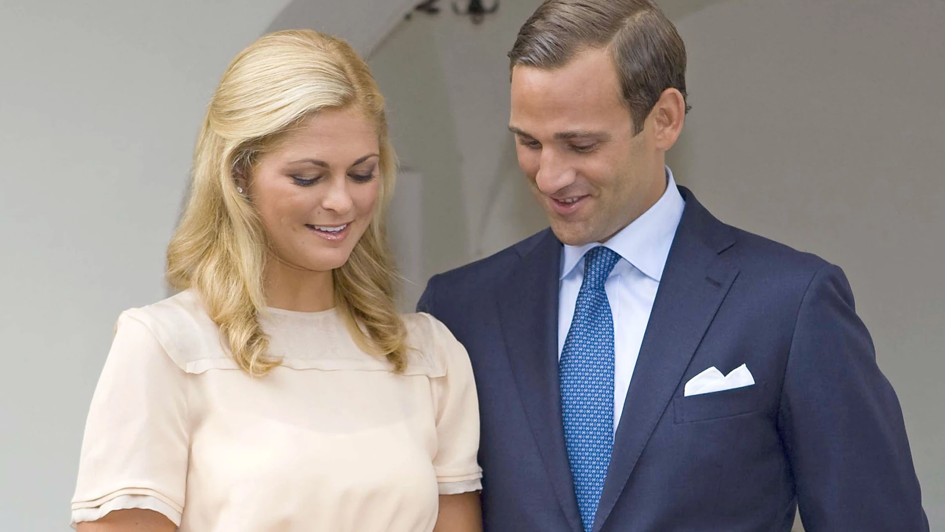 La princesa Magdalena de Suecia con Jonas Bergström