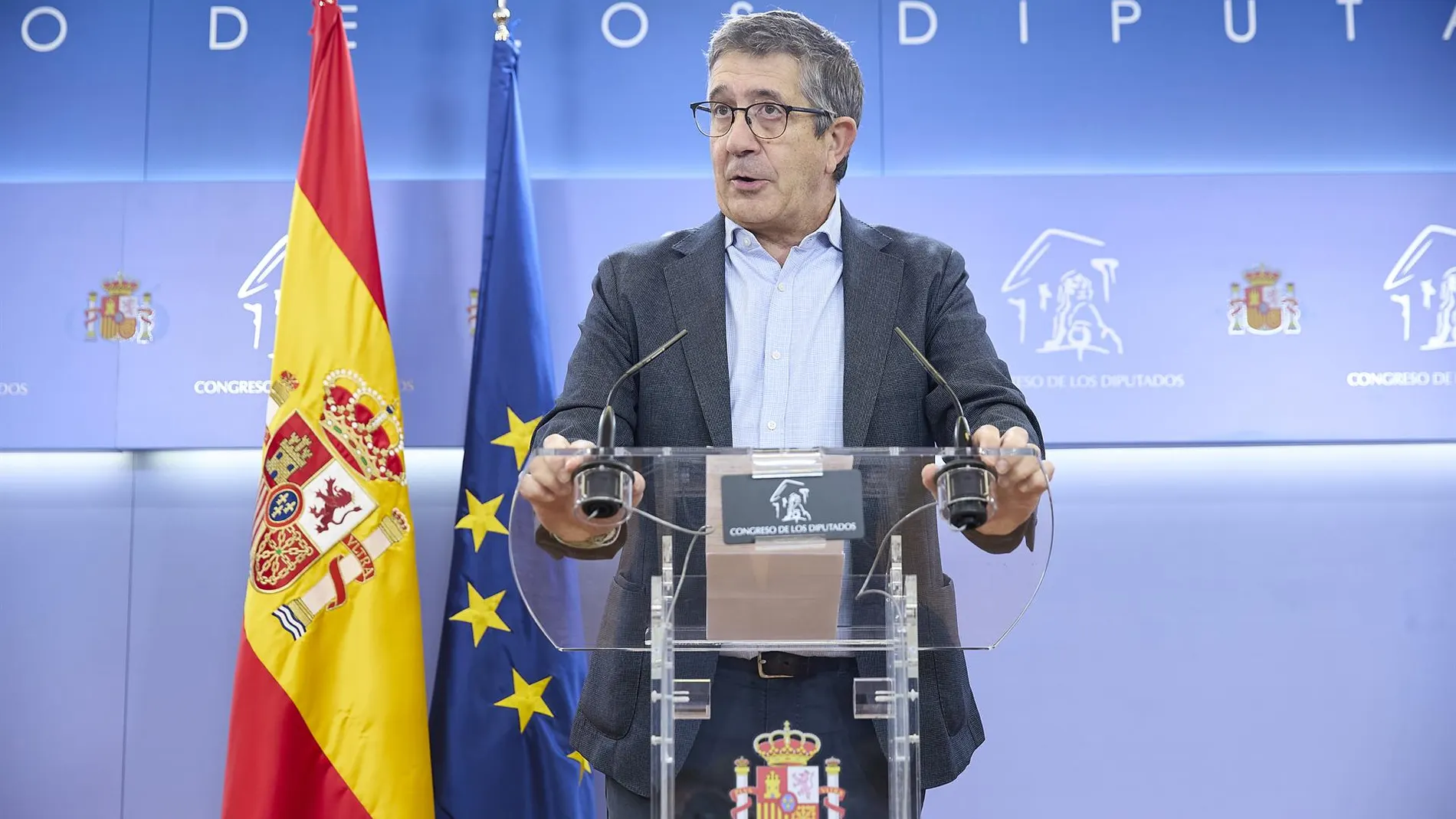 MADRID.-Patxi López critica la distorsión de Ayuso de palabras del lehendakari: "No tiene ni idea de qué fue el pim, pam, pum"