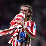 Griezmann, tras marcar su gol 200 con el Atlético