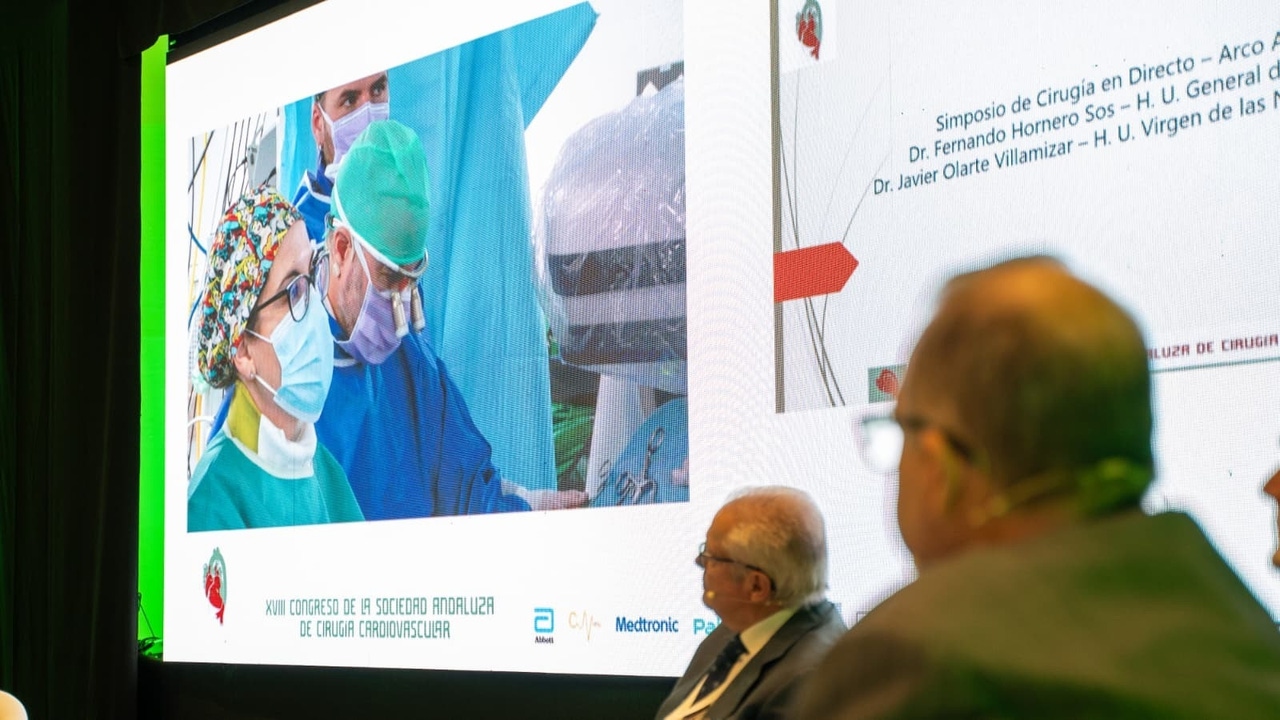 Este hospital de Granada ha emitido en directo dos cirugías de corazón ante un centenar de especialistas