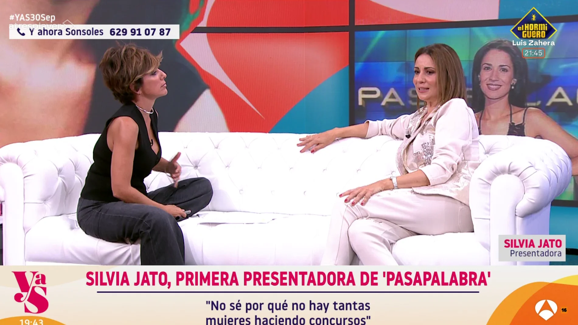 Silvia Jato en 'Y ahora Sonsoles'
