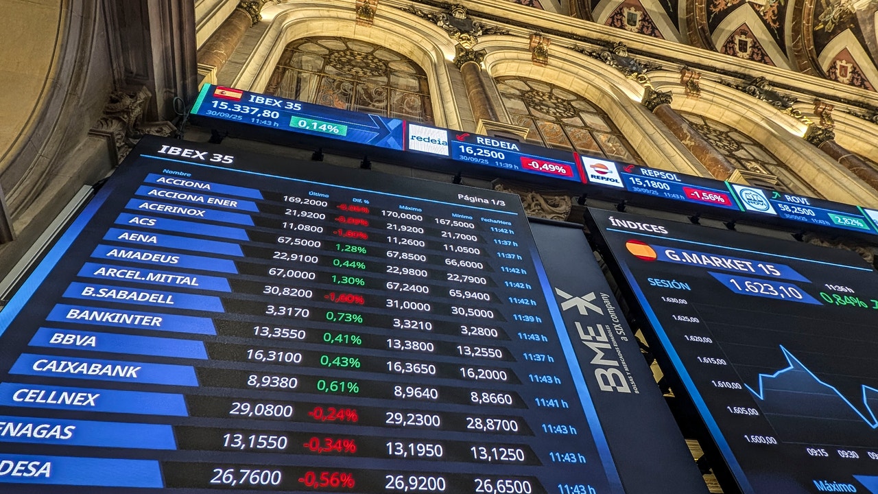 El Ibex 35 rompe los 15.700 puntos