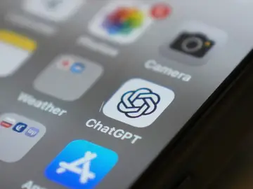 ChatGPT-Shopping FILE - Chat GPT app icon is seen on a smartphone screen, Aug. 4, 2025, in Chicago. (AP Photo/Kiichiro Sato, file)