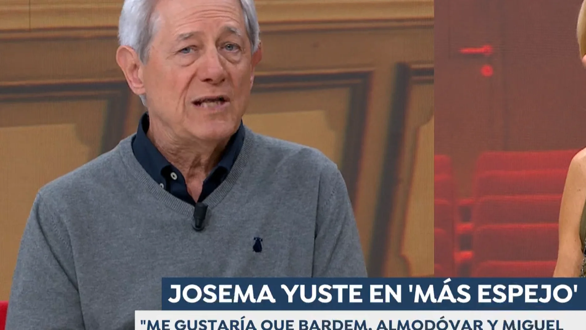 Josema Yuste durante su intervección en 'Espejo Público'