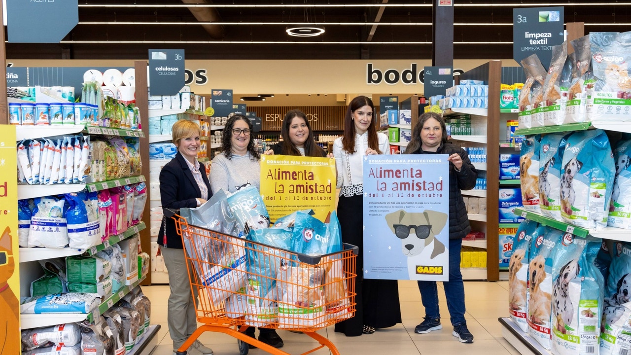 Gadis activa la campaña "Alimenta la amistad" en apoyo a 79 protectoras de animales