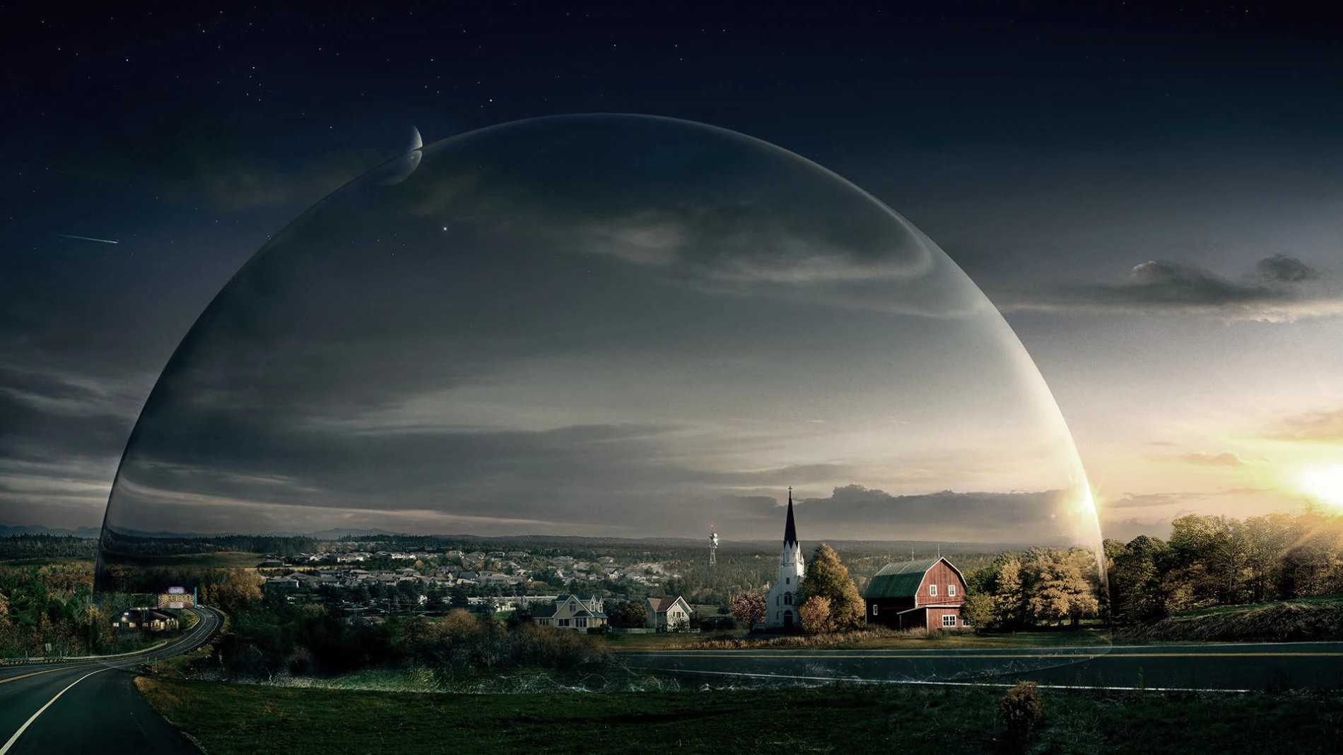 Los habitantes de Chester’s Mill quedan atrapados bajo una misteriosa cúpula que los aísla del mundo exterior