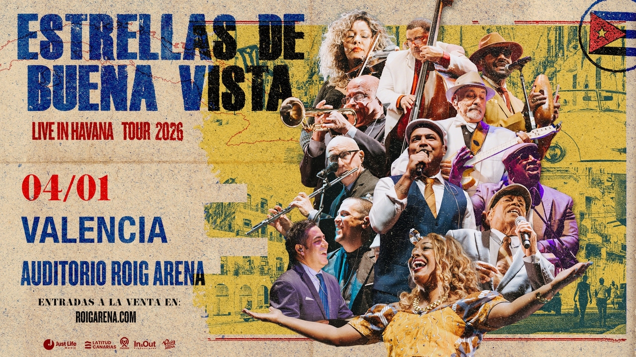 Estrellas de Buena Vista impregnará de música cubana el Roig Arena de Valencia