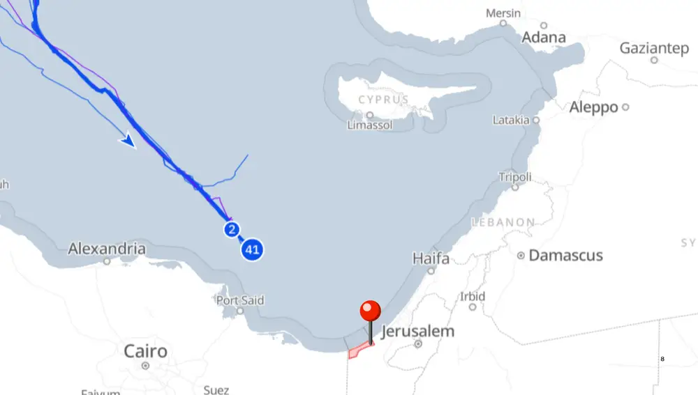 La Flotilla a vista de satélite