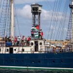V&Iacute;DEO: La Flotilla rumbo a Gaza alerta del acercamiento de varios buques tras entrar en "zona de riesgo"