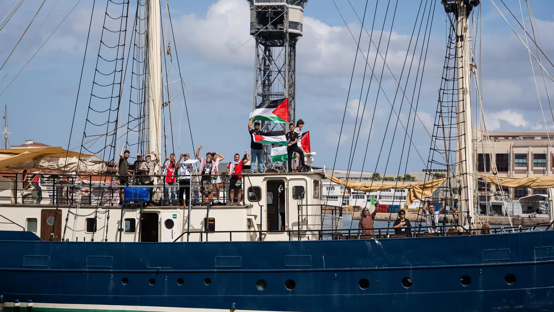 VÍDEO: La Flotilla rumbo a Gaza alerta del acercamiento de varios buques tras entrar en "zona de riesgo"