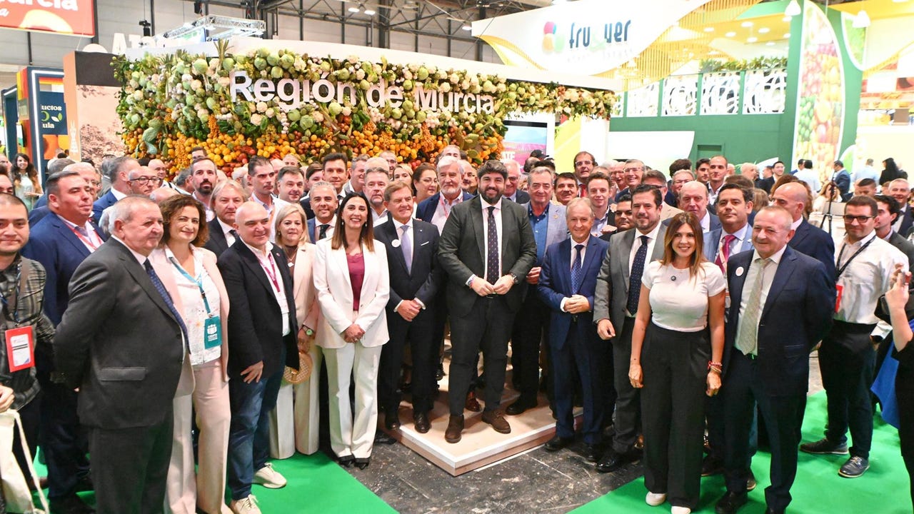 La exportación de frutas y hortalizas de la Región de Murcia aumenta casi un 9 por ciento desde enero