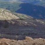 Incendio en el Pico del Lobo, en Peñalba de la Sierra