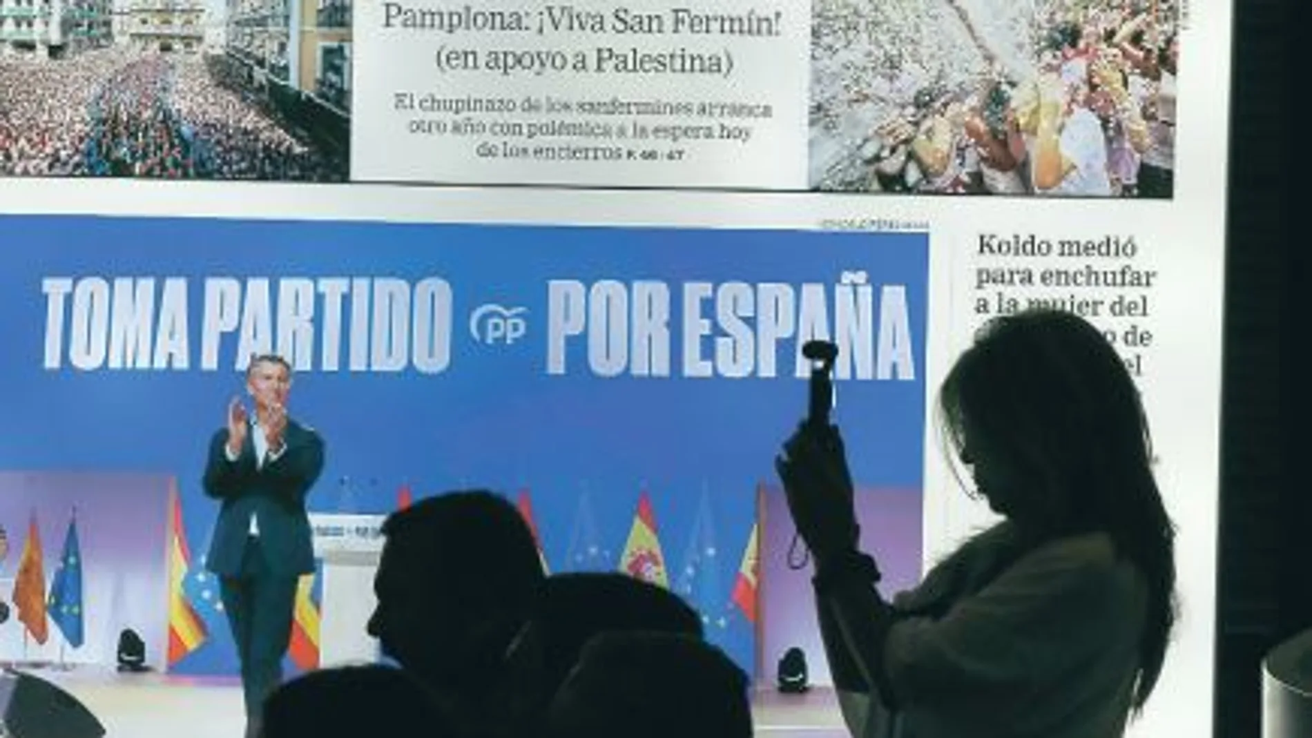 Imagen del acto celebrado ayer en la sede de LA RAZÓN