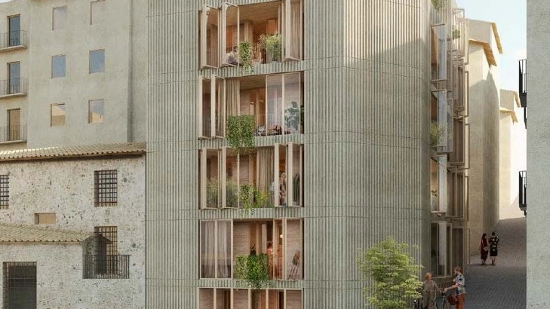 Proyecto piloto del edificio de 13 viviendas públicas sostenibles previsto en Alcoi REMITIDA / HANDOUT por GVA Fotografía remitida a medios de comunicación exclusivamente para ilustrar la noticia a la que hace referencia la imagen, y citando la procedencia de la imagen en la firma 02/10/2025