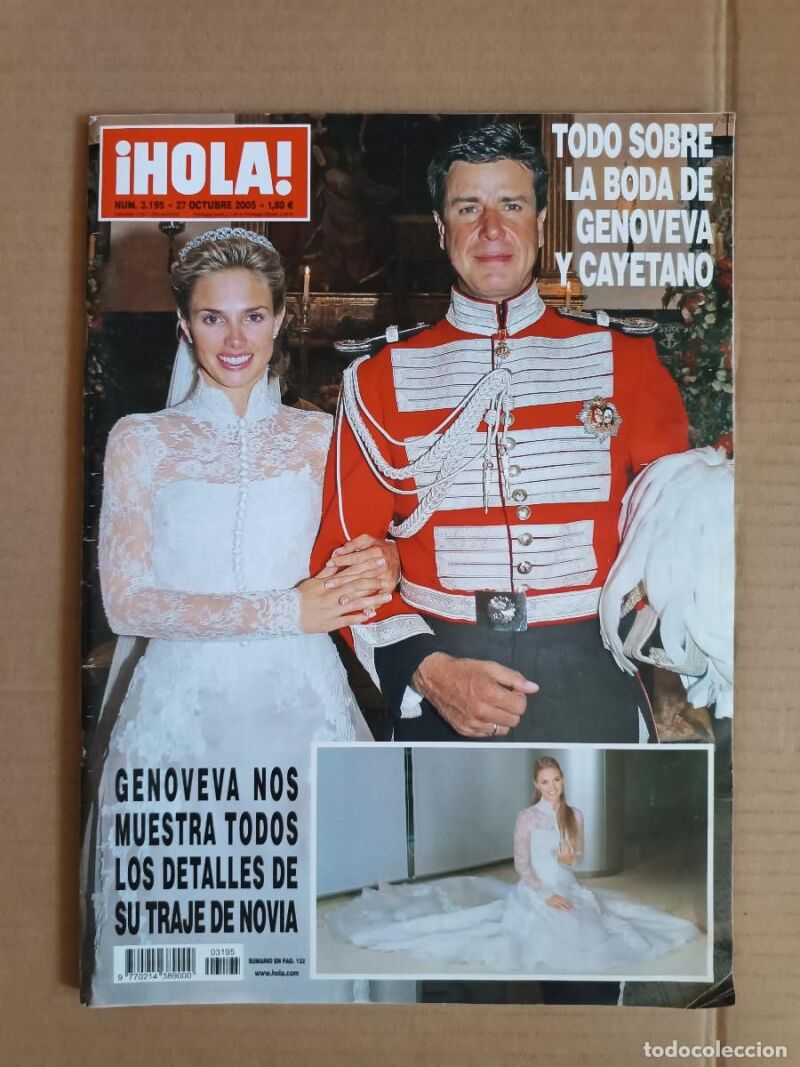 Revista Hola! número de la boda Genoveva - Cayetano