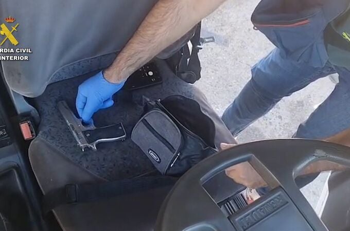 Arma incautada por la Guardia Civil