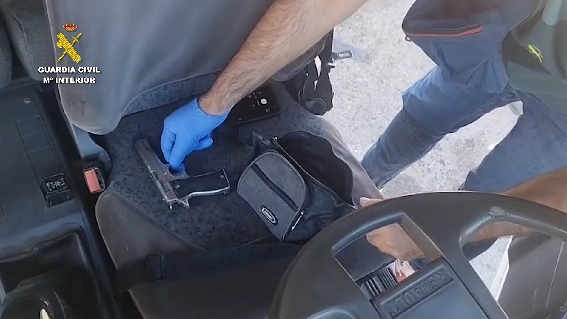 Arma incautada por la Guardia Civil