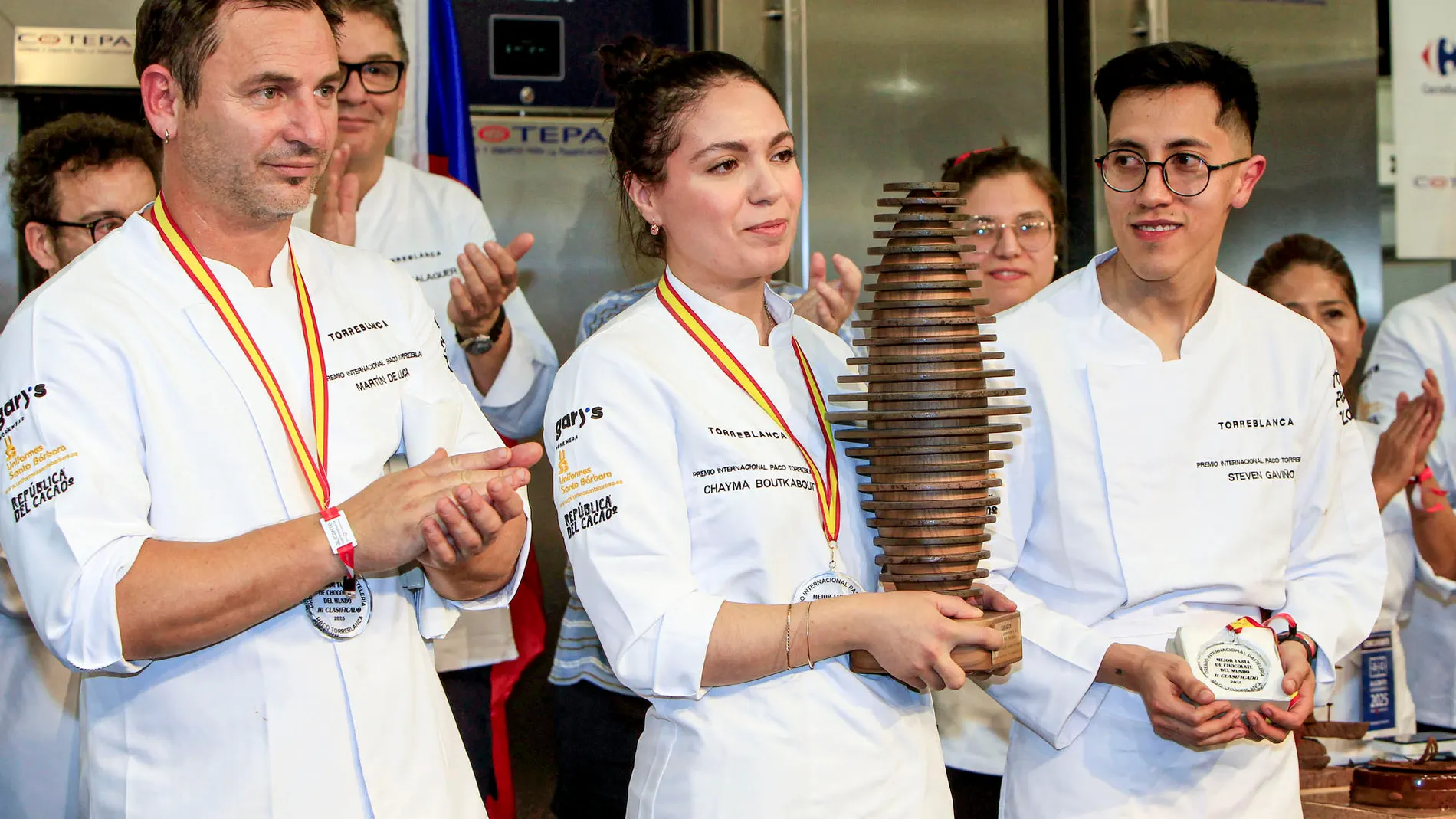 Hayma Boutkabout ganadora de la Mejor Tarta del Mundo en la II edición del Premio Internacional de Alta Pastelería Paco Torreblanca