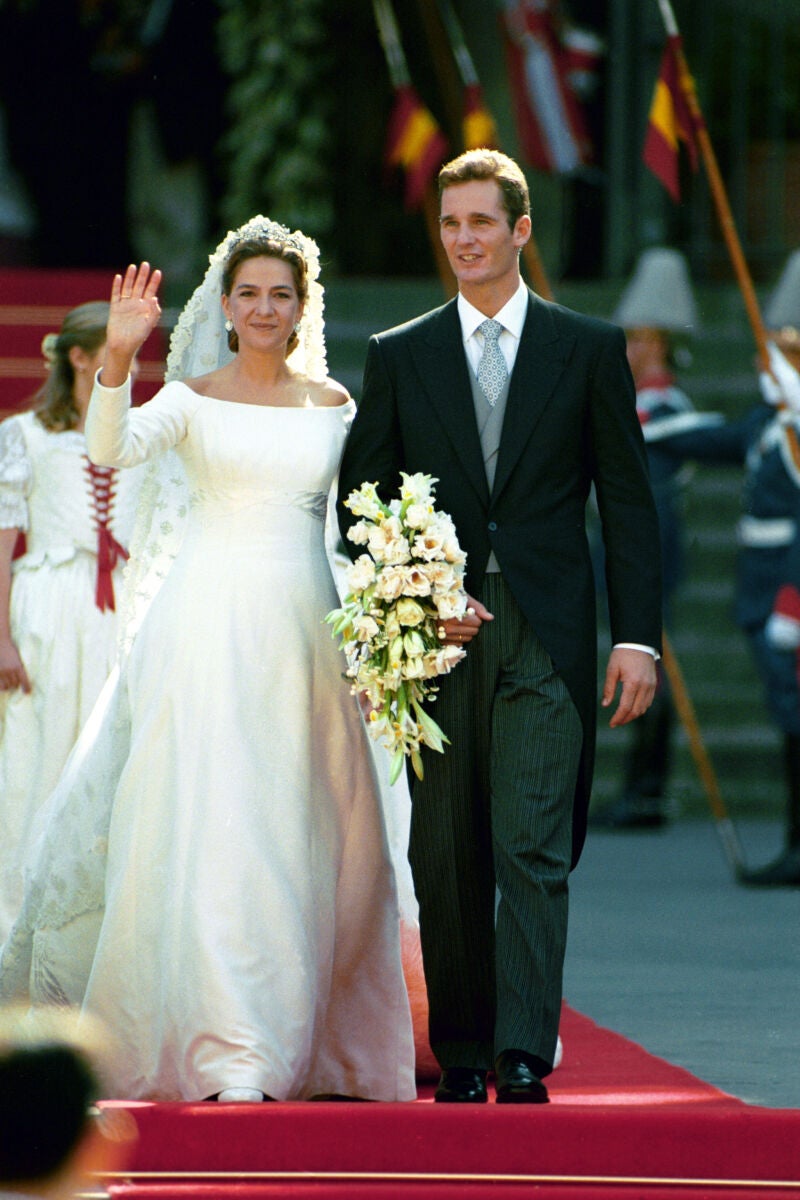 Vestido de novia de la Infanta Cristina. 