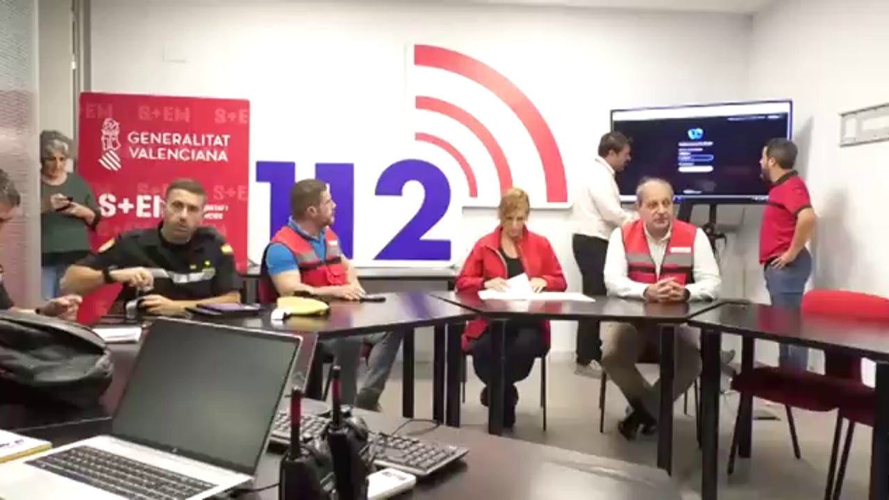 "La dana está estancada en Utiel", el vídeo del Cecopi del 29-O que demuestra que no se detectó el peligro del barranco del Poyo
