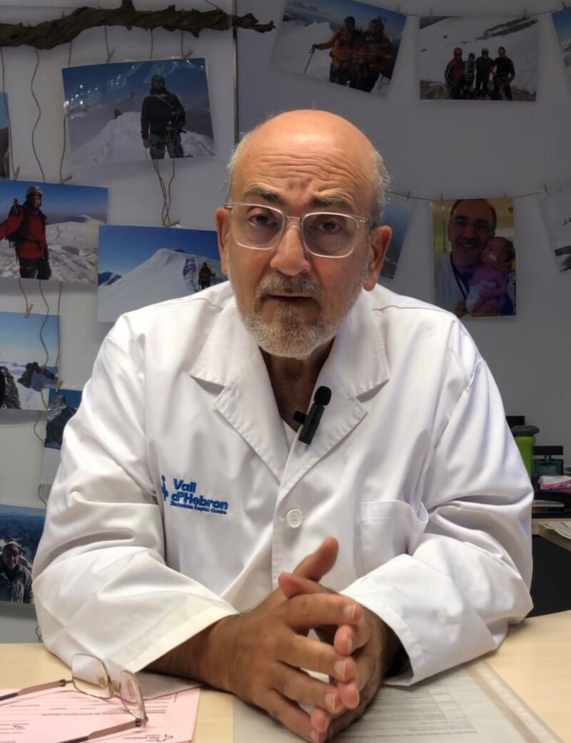 El doctor Félix Castillo, jefe del Servicio de Neonatología de Vall d'Hebron