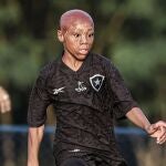 Bernardo Lopes en uno de sus primeros partidos con Botafogo