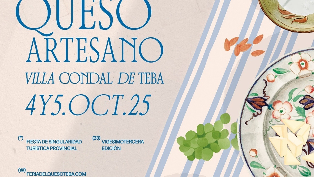 La Feria del Queso Artesano de Teba (Málaga) abre la veda este sábado