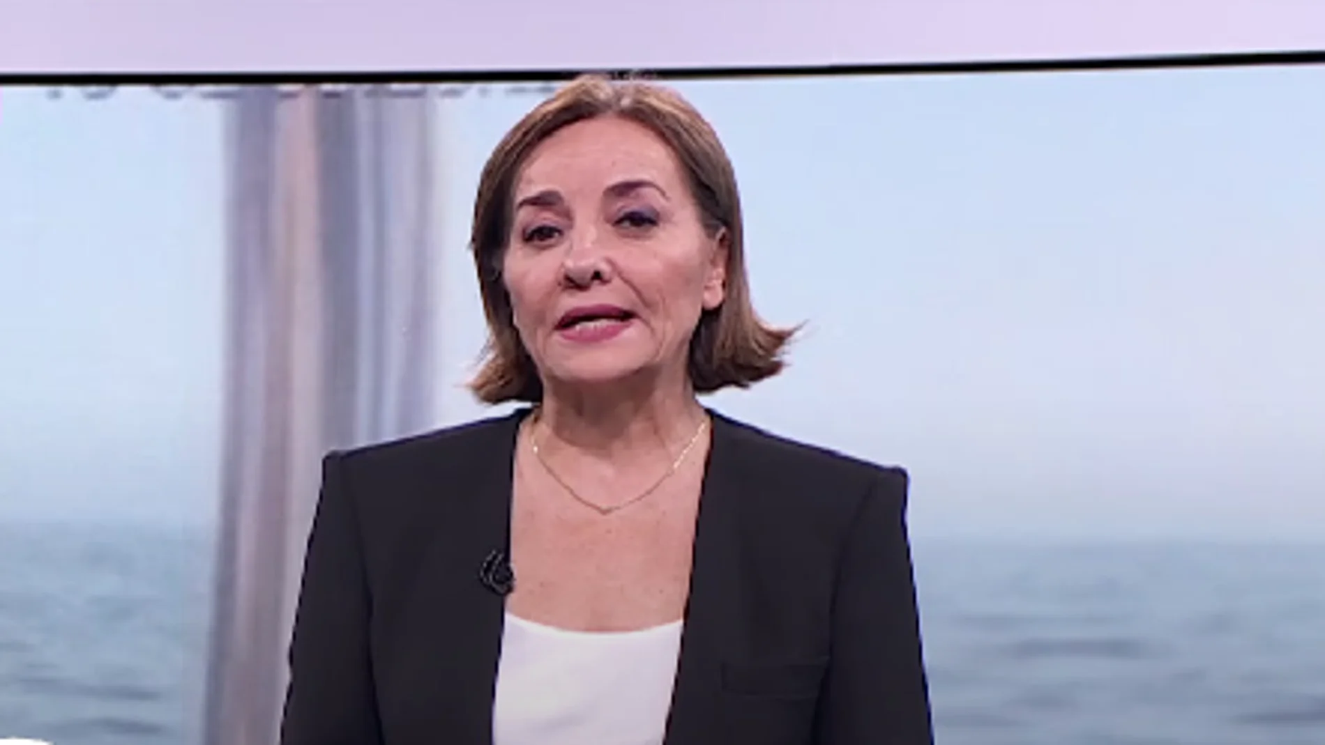 Pepa Bueno, presentadora del Telediario 2