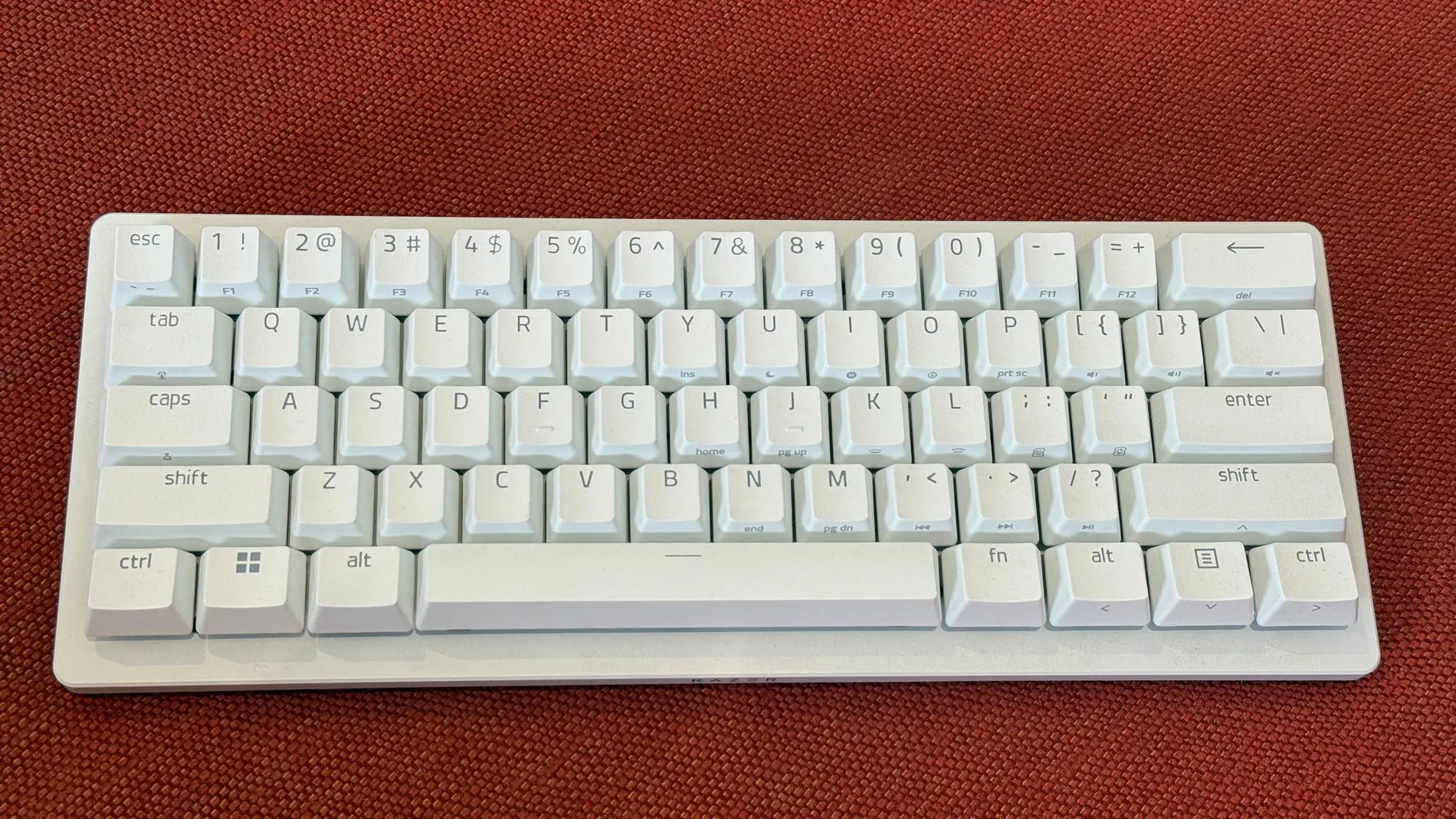 Un teclado QWERTY