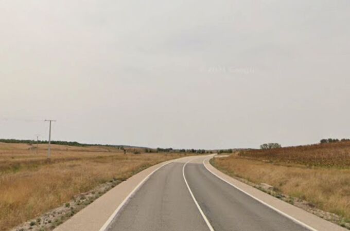 CM-310 a la altura de Saelices (Cuenca)