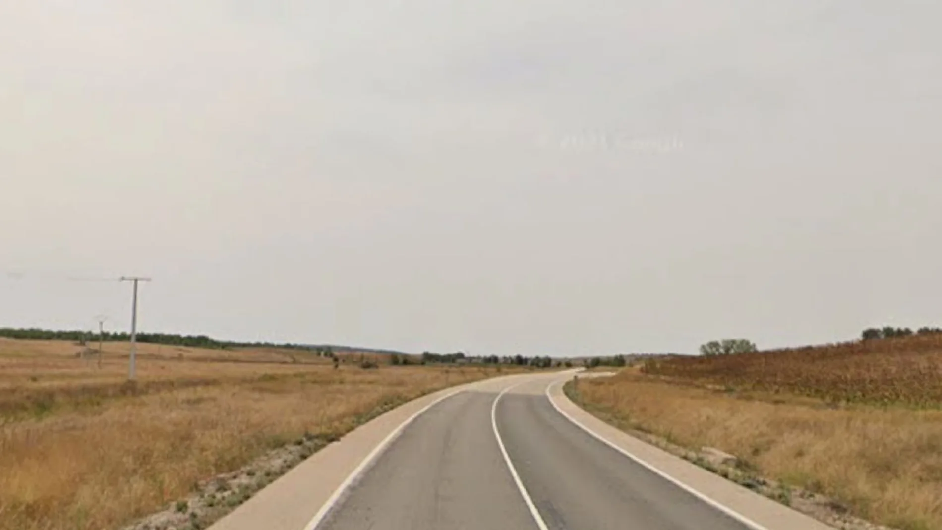 CM-310 a la altura de Saelices (Cuenca)