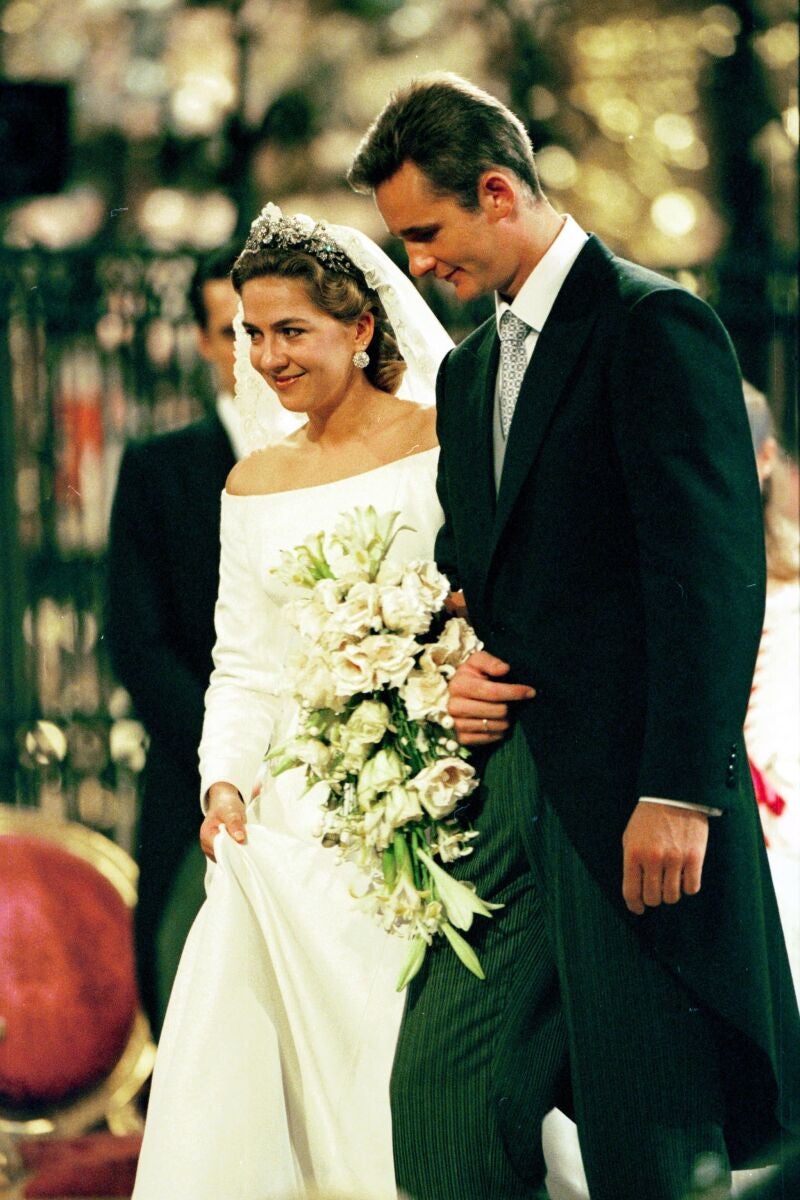 Vestido de novia de la Infanta Cristina.