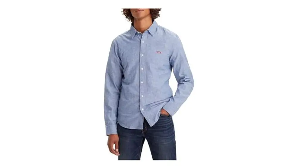 Levi's Long-Sleeve Battery Housemark Slim Camisa Hombre