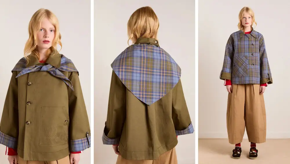 Jerry Crop Trench Coat Olive (190€)