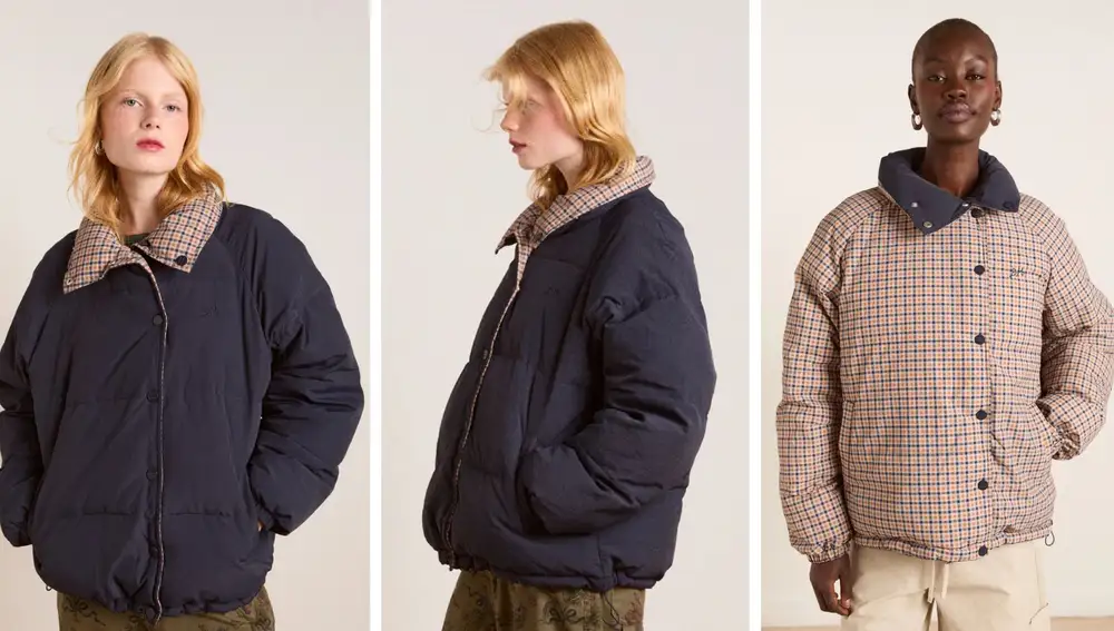 Reversible Opal Puffer Navy & Check (183€)