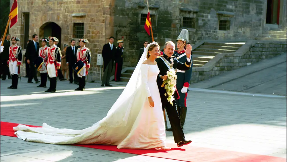 Vestido de novia de la Infanta Cristina.