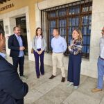 Cristina Frías en su visita a Tordesillas