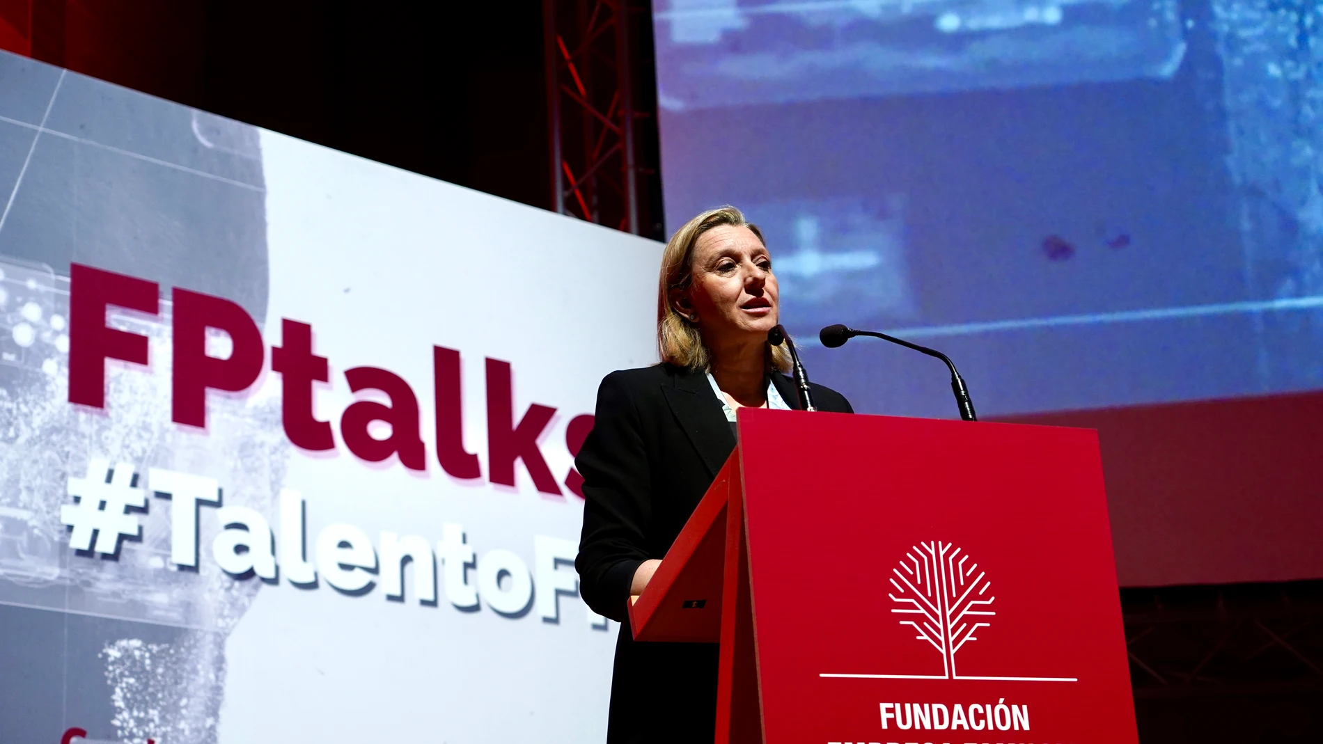 La vicepresidenta de la Junta de Castilla y León y consejera de Familia e Igualdad de Oportunidades, Isabel Blanco, inaugura la V edición de ''FP Talks'' de la Fundación Empresa Familiar de Castilla y León