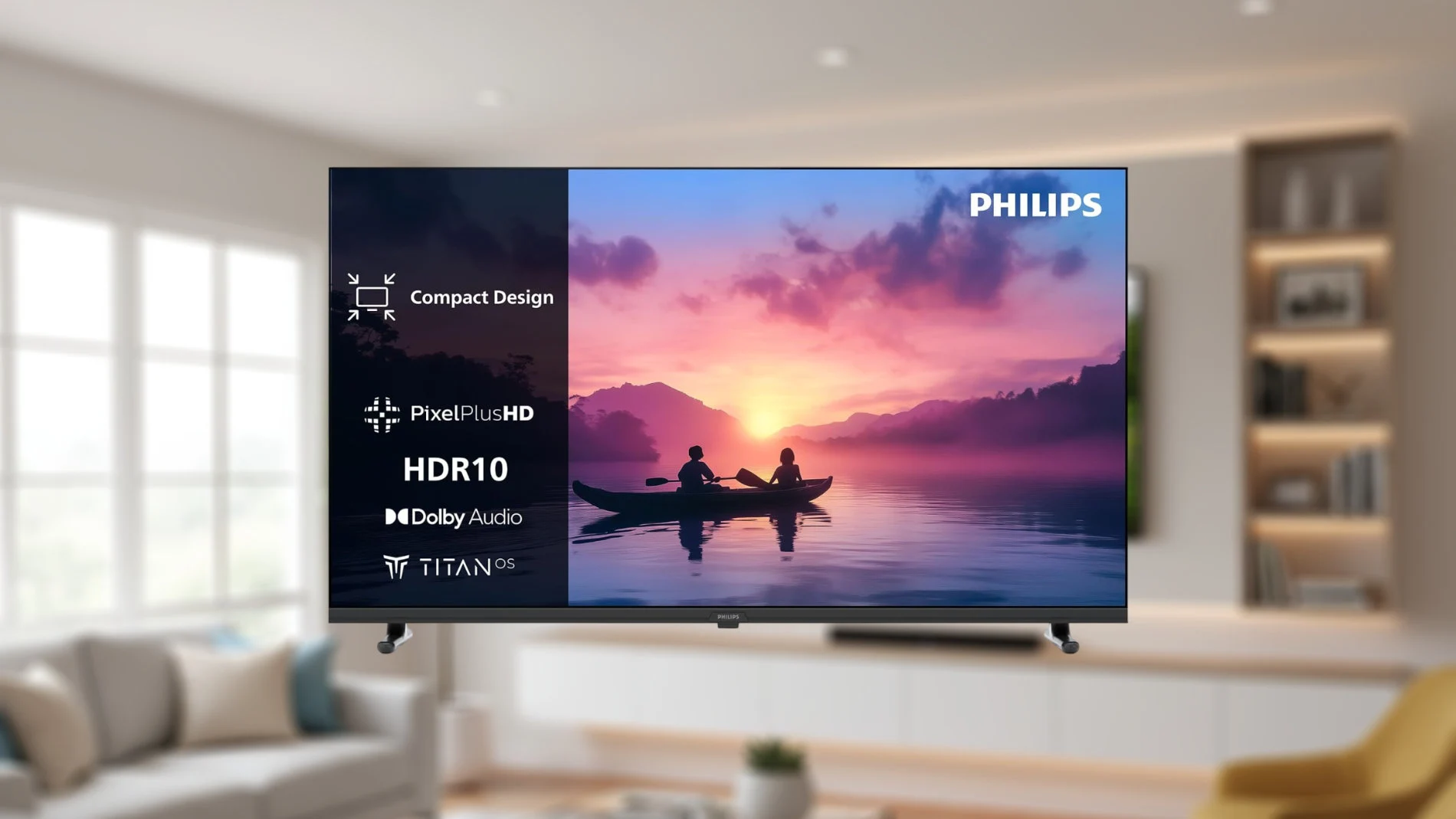 Philips 40PFS6000, un televisor compacto y ligero