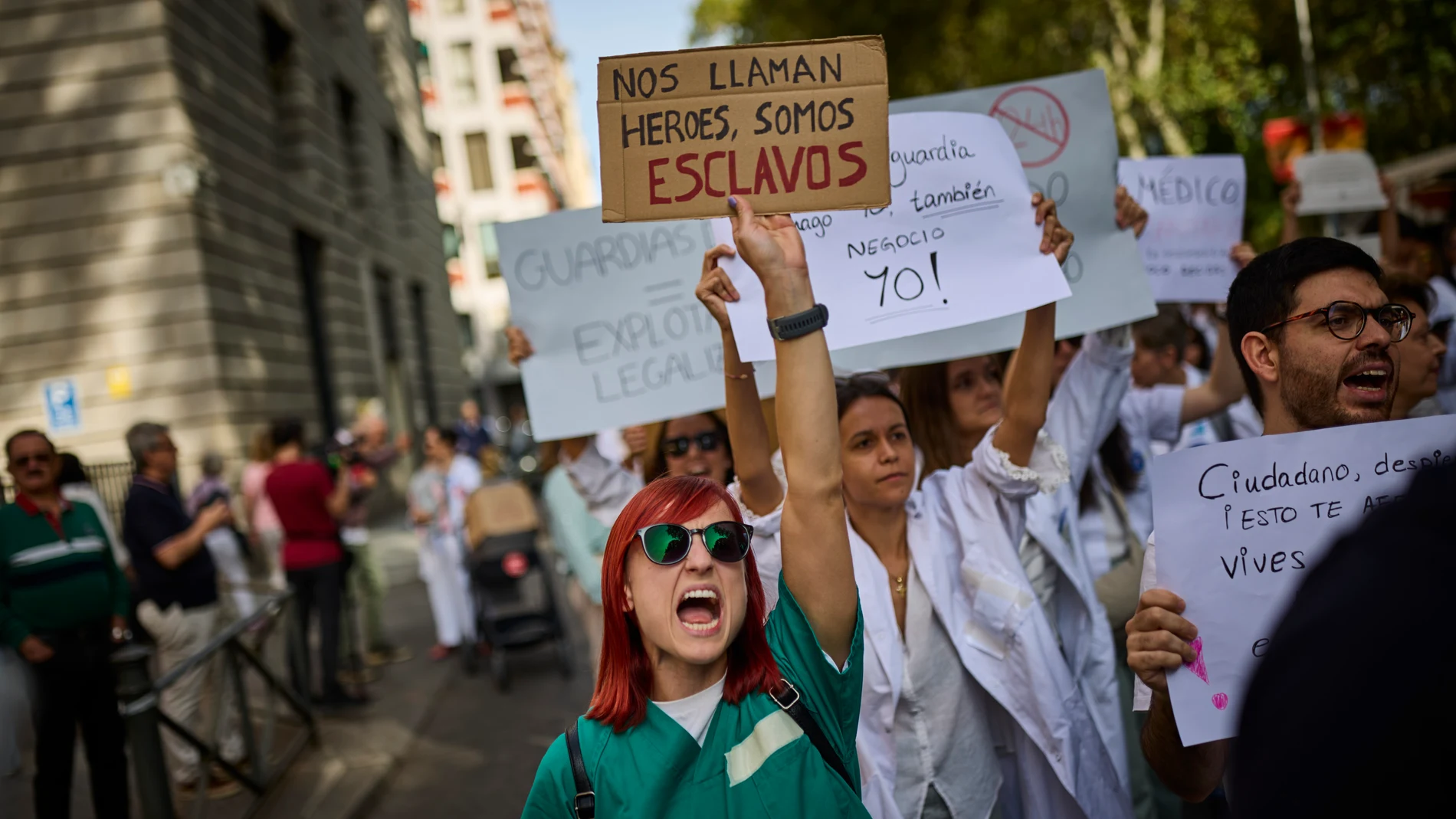 Manifestación de los médicos del Sistema Nacional de Salud