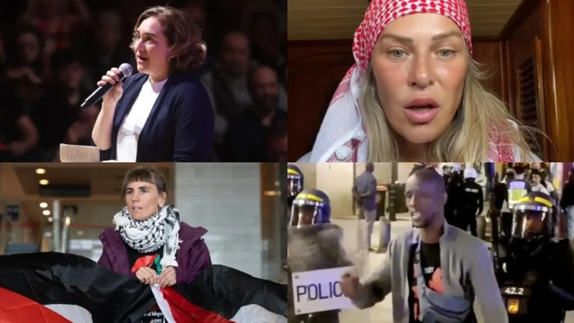 Todos los españoles detenidos por Israel: dos etarras, la exalcaldesa de Barcelona y varios periodistas