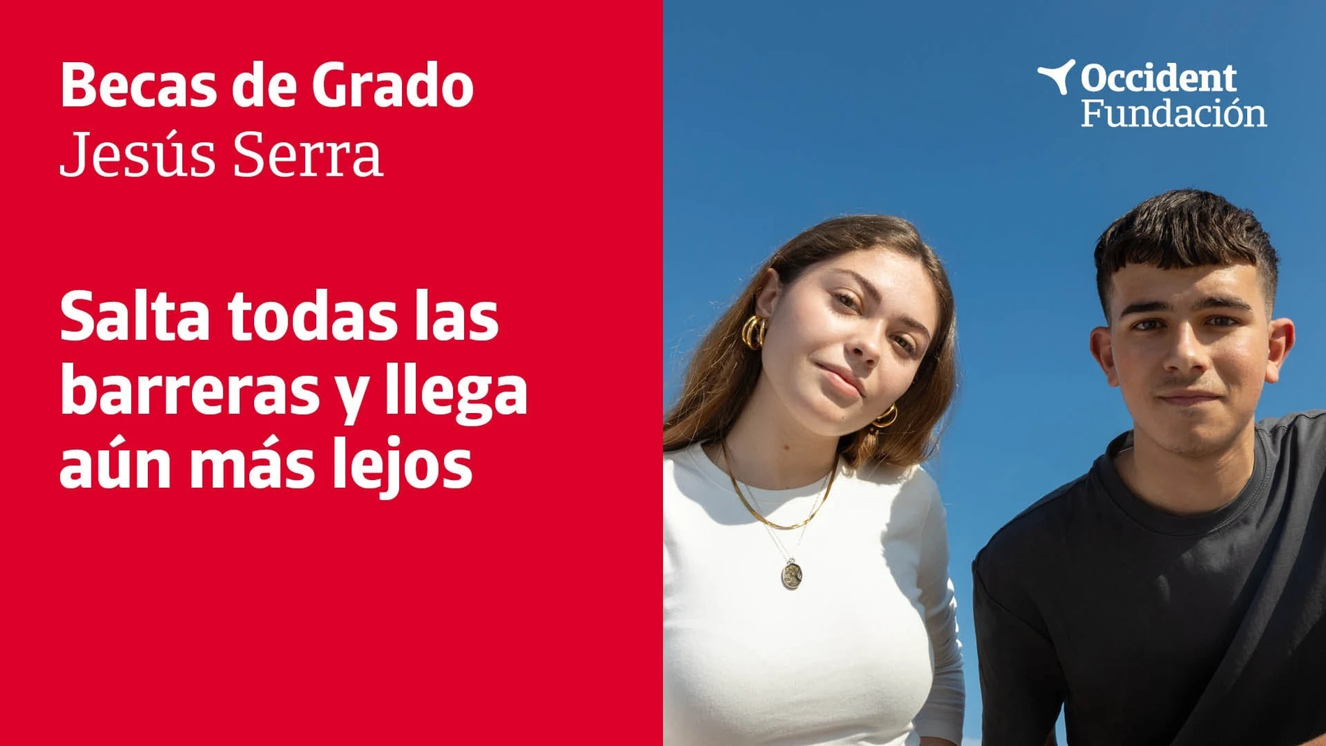 Fundación Occidente entrega 12 Becas de Grado Jesús Serra para jóvenes sin referentes universitarios