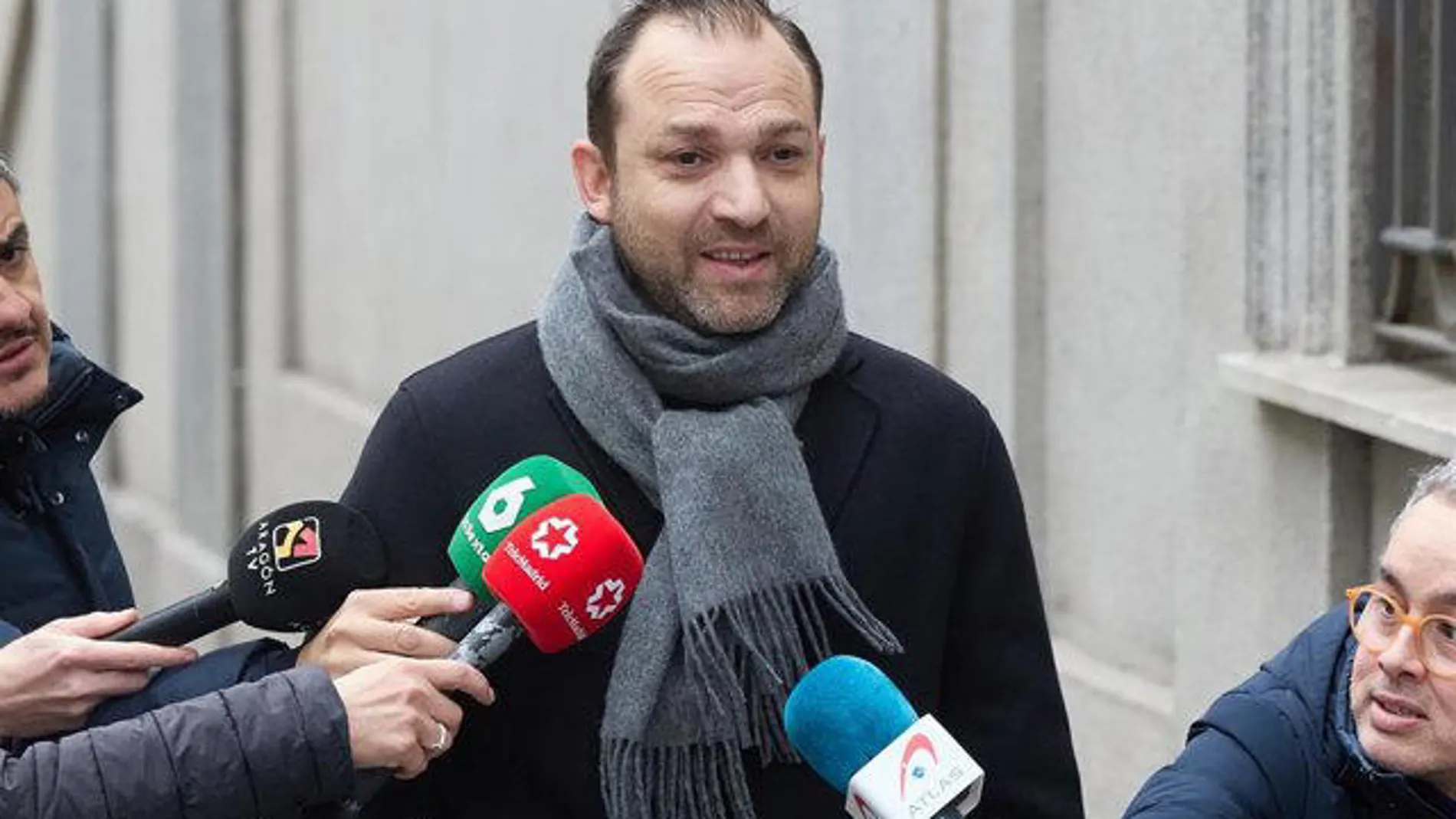El hijo del exministro José Luis Ábalos, Víctor Ábalos, a su llegada a declarar al Tribunal Supremo, a 4 de marzo de 2025, en Madrid (España).